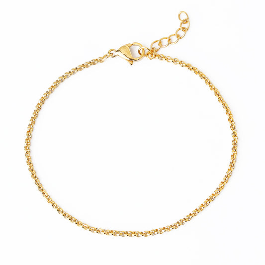 Cable Bracelet (18K Gold)