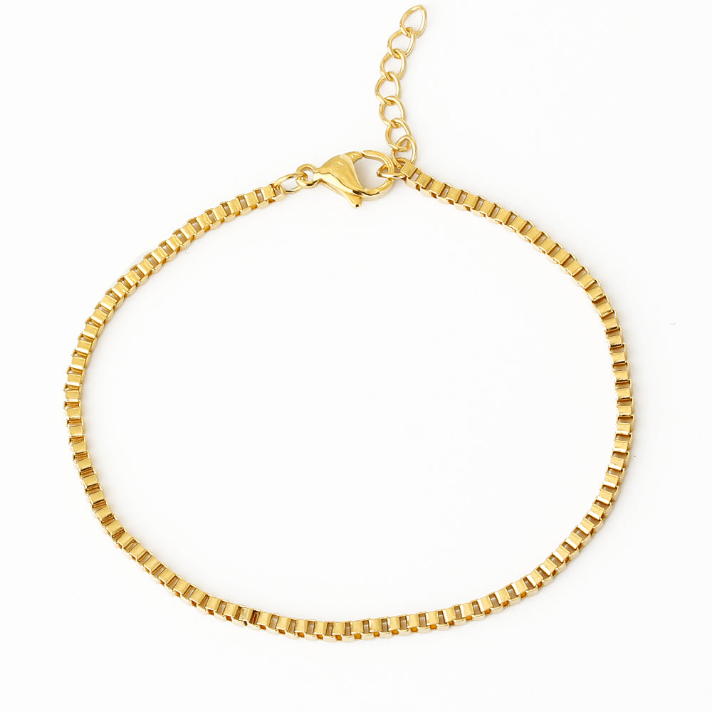 Square bracelet (18K Gold)