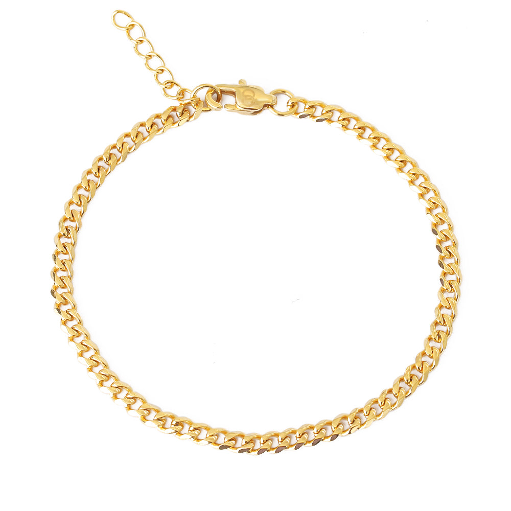 Cuban Bracelet (18K Gold)