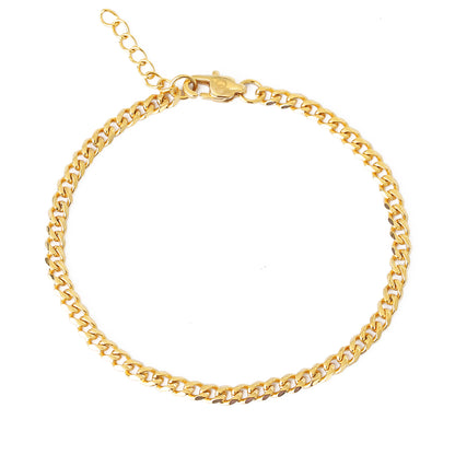 Cuban Bracelet (18K Gold)