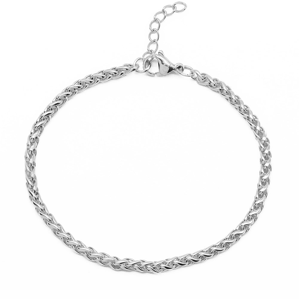 Wheat Bracelet Silver