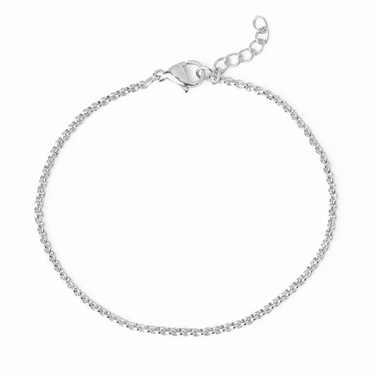 Cable Bracelet Silver