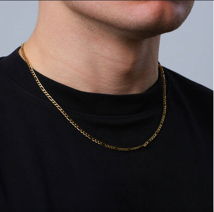 Figaro Chain (18K Gold)