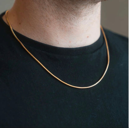 Round Snake chain (18K Gold)