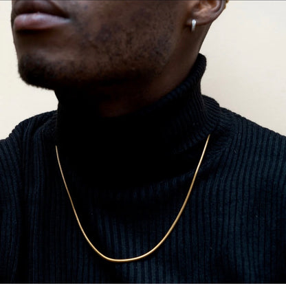 Round Snake chain (18K Gold)