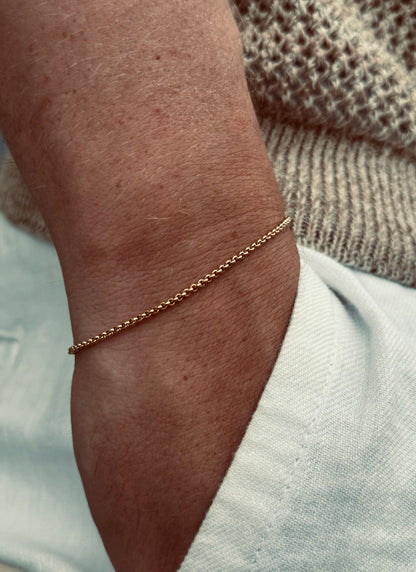 Cable Bracelet (18K Gold)