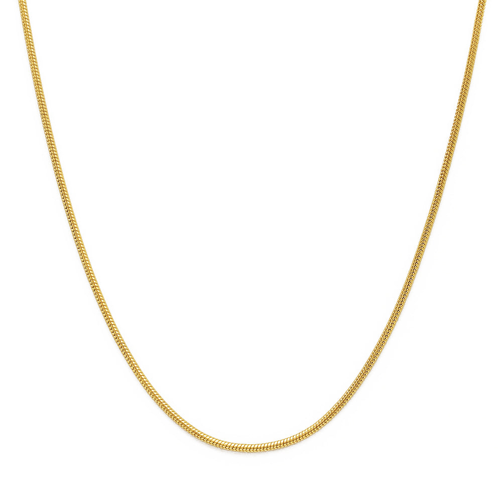 Round Snake chain (18K Gold)