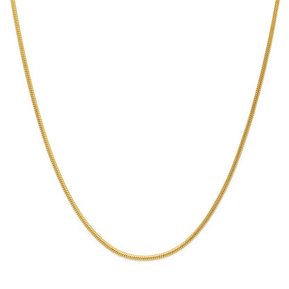 Round Snake chain (18K Gold)