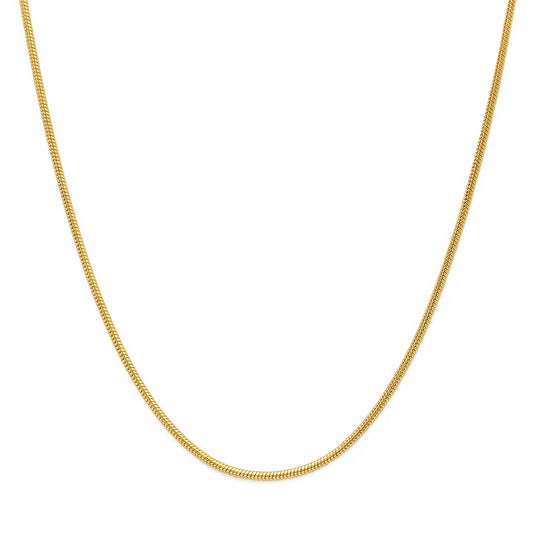 Round Snake chain (18K Gold)