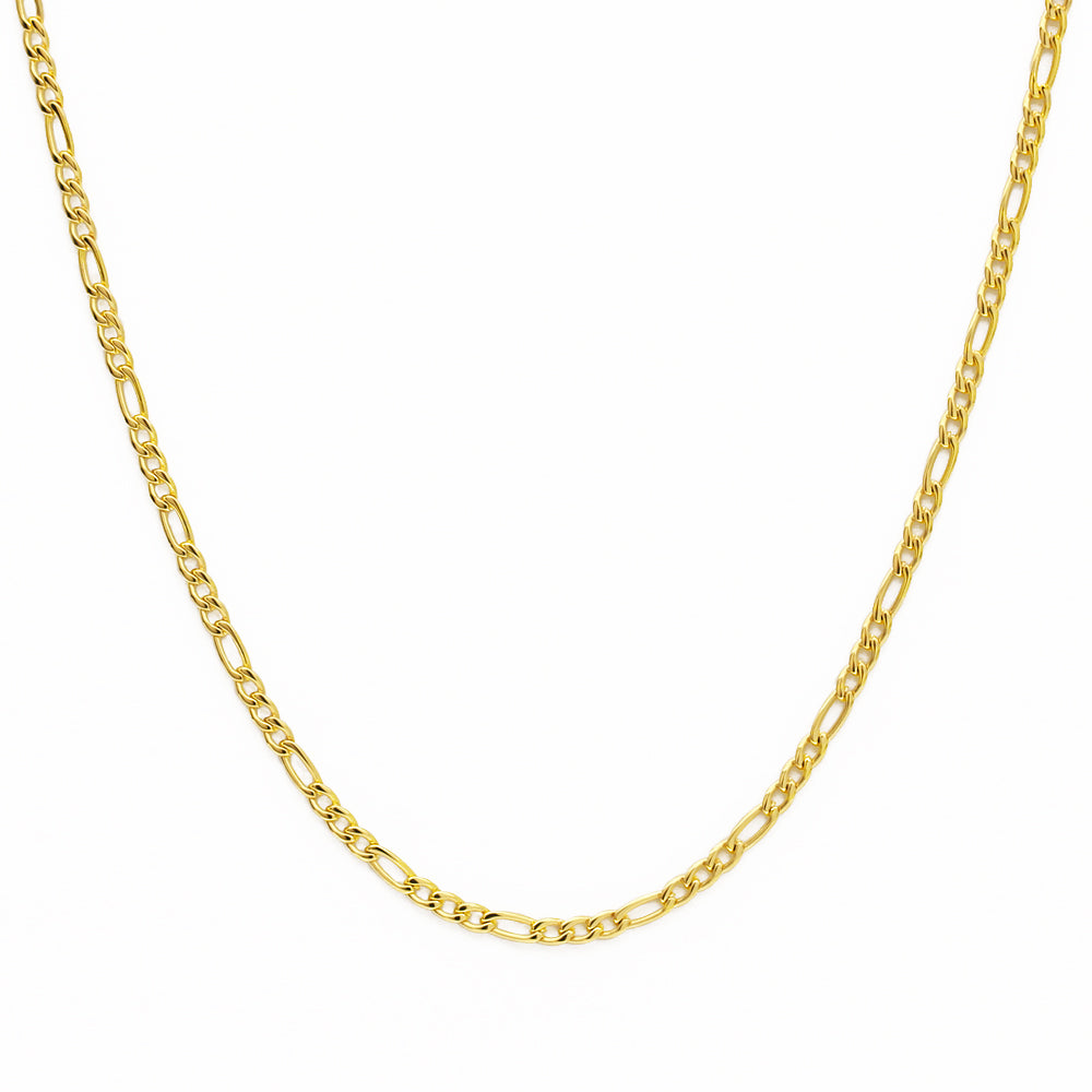 Figaro Chain (18K Gold)