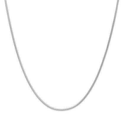 Round Snake Chain Silver