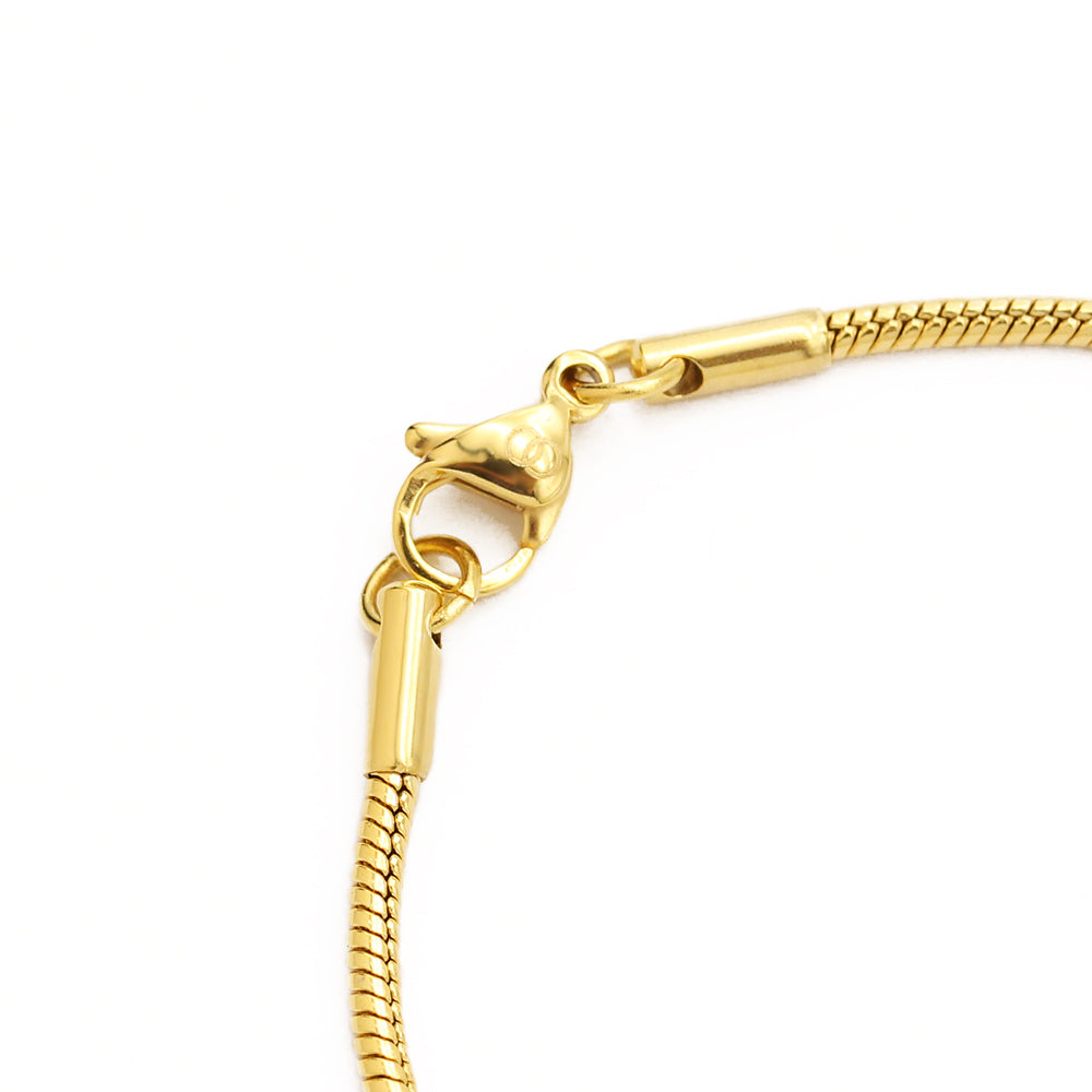 Round Snake chain (18K Gold)