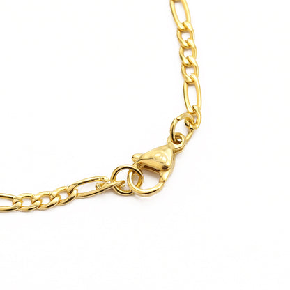 Figaro Chain (18K Gold)